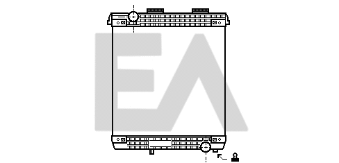 Radiator, engine cooling (31R47004)
