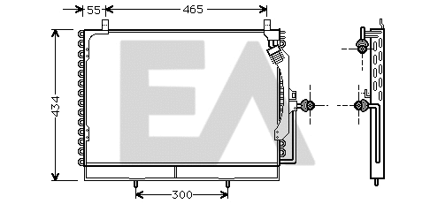 Condenser, air conditioning (30C50002)