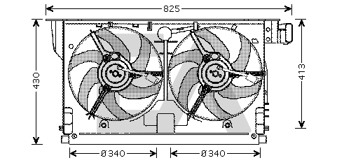 Fan, engine cooling (33V55003)