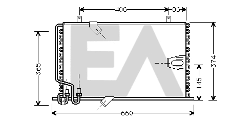 Condenser, air conditioning (30C07023)