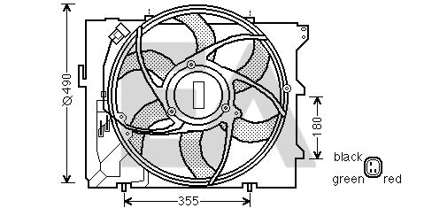 Fan, engine cooling (33V07016)