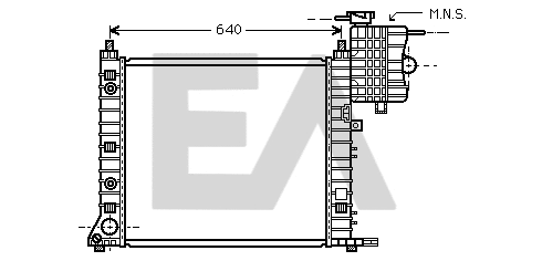 Radiator, engine cooling (31R50172)