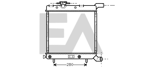 Radiator, engine cooling (31R12001)