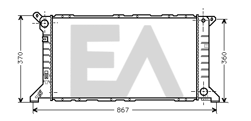 Radiator, engine cooling (31R22060)