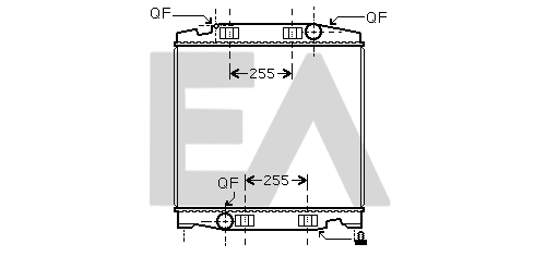 Radiator, engine cooling (31R30031)