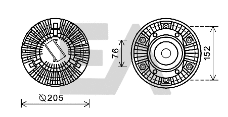 Fan Wheel, engine cooling (35C63D03)