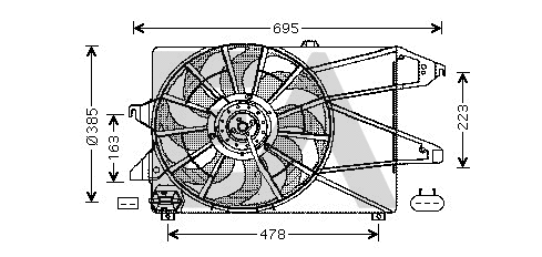 Fan, engine cooling (33V22004)