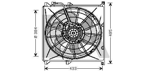 Fan, engine cooling (33V07002)