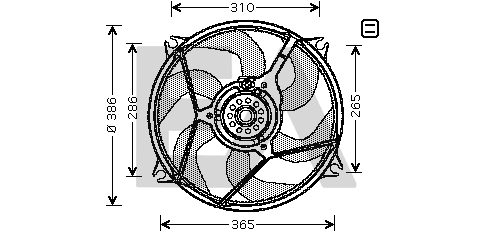 Fan, engine cooling (33V10013)