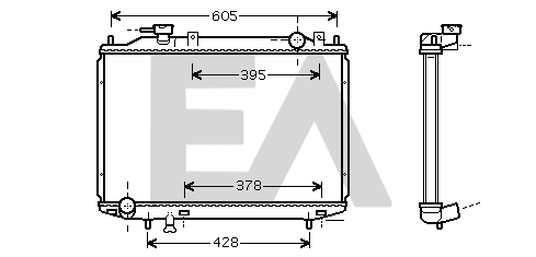 Radiator, engine cooling (31R52071)