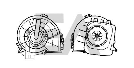 Electric Motor, interior blower (42A54002)