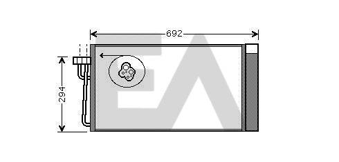 Condenser, air conditioning (30C07044)