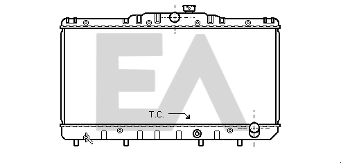Radiator, engine cooling (31R71014)