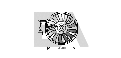 Fan, engine cooling (33V02009)