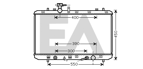 Radiator, engine cooling (31R69086)