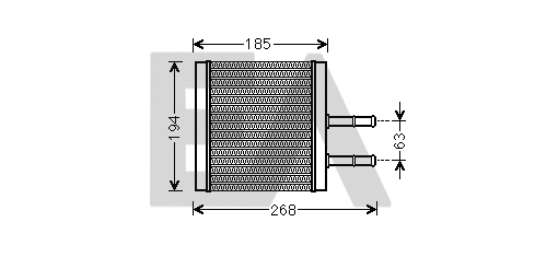 Heat Exchanger, interior heating (45C14002)