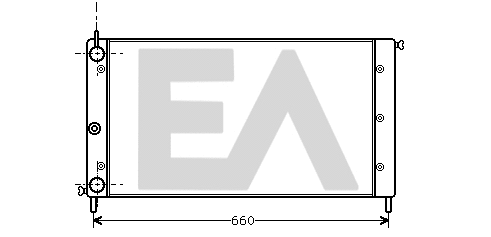 Radiator, engine cooling (31R25010)