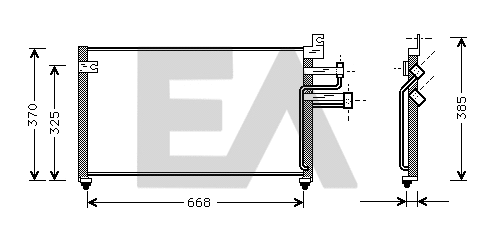 Condenser, air conditioning (30C28011)
