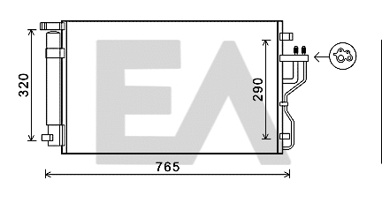 Condenser, air conditioning (30C36036)