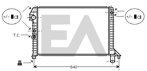 Radiator, engine cooling (31R78019)