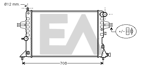 Radiator, engine cooling (31R54190)