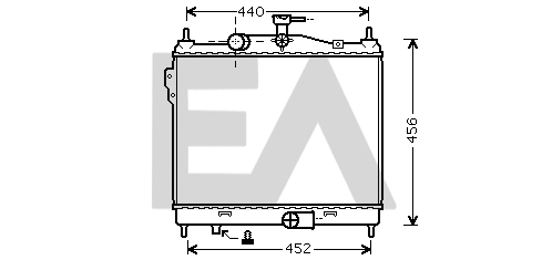 Radiator, engine cooling (31R28069)