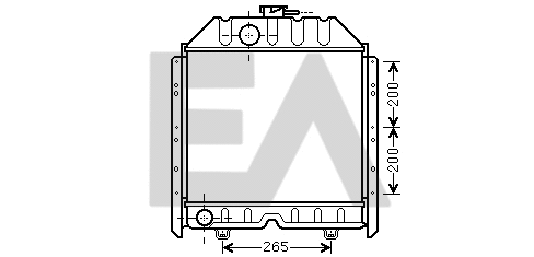 Radiator, engine cooling (31R25059)