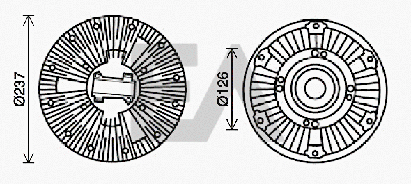 Fan Wheel, engine cooling (35C76D03)