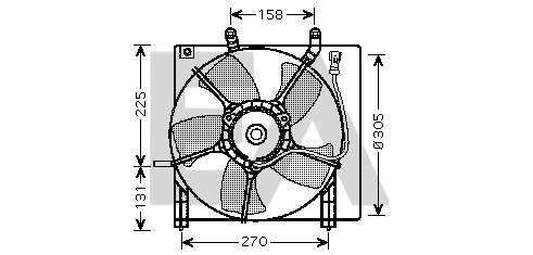 Fan, engine cooling (33V26033)