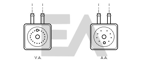 Oil Cooler, engine oil (37G77011)