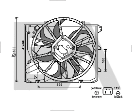 Fan, engine cooling (33V07021)