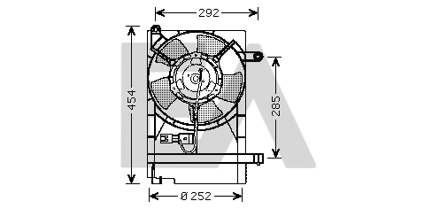 Fan, engine cooling (33V20012)