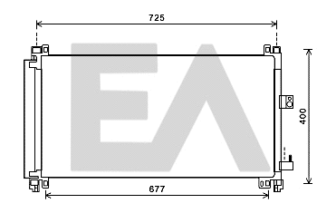 Condenser, air conditioning (30C10013)