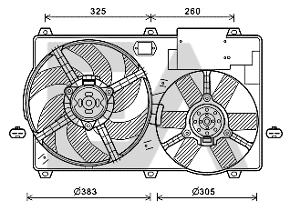 Fan, engine cooling (33V10035)