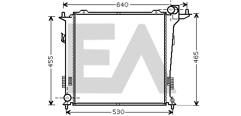 Radiator, engine cooling (31R28071)