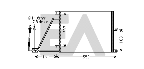 Condenser, air conditioning (30C54039)