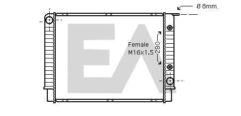 Radiator, engine cooling (31R78038)