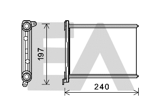 Heat Exchanger, interior heating (45C60020)