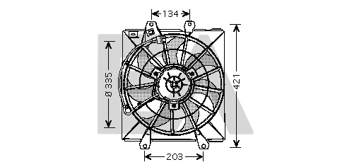 Fan, engine cooling (33V71004)