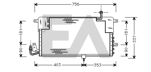 Condenser, air conditioning (30C77005)