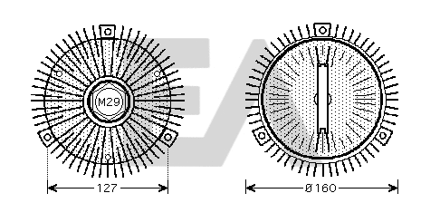Fan Wheel, engine cooling (35C50D17)