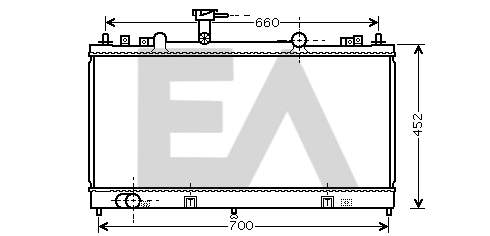 Radiator, engine cooling (31R52067)