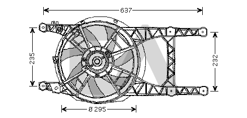 Fan, engine cooling (33V60009)