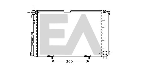Radiator, engine cooling (31R50039)