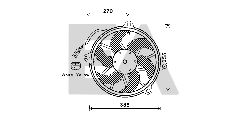 Fan, engine cooling (33V10020)