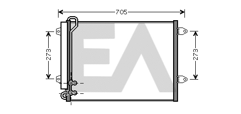Condenser, air conditioning (30C77032)