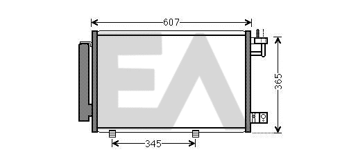 Condenser, air conditioning (30C22049)