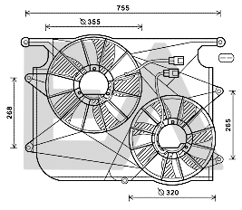 Fan, engine cooling (33V54043)