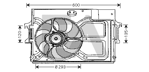 Fan, engine cooling (33V22017)