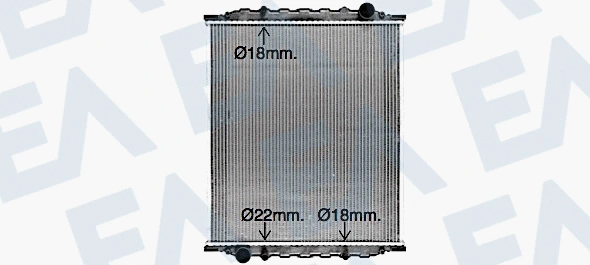 Radiator, engine cooling (31R47033)